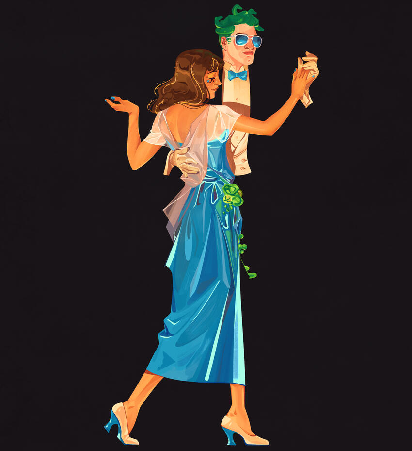 Digital Leyendecker study, 2022.